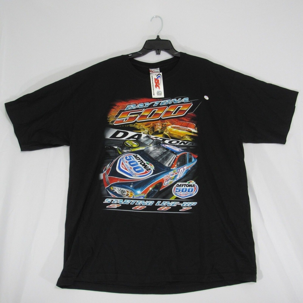 Chase‎ Daytona 500 Starting Line-Up 2007 Shirt Mens Size XXL Black